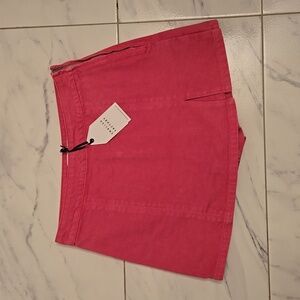English Factory (M) Fushia Denim Skort